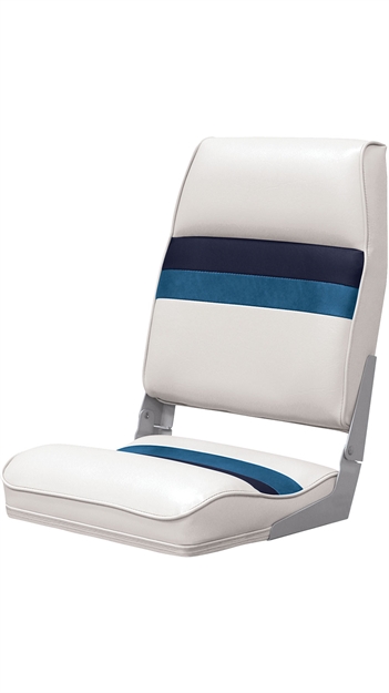 Picture of Wise Foods Seat Pntn Fld Wht/Navy/Blu