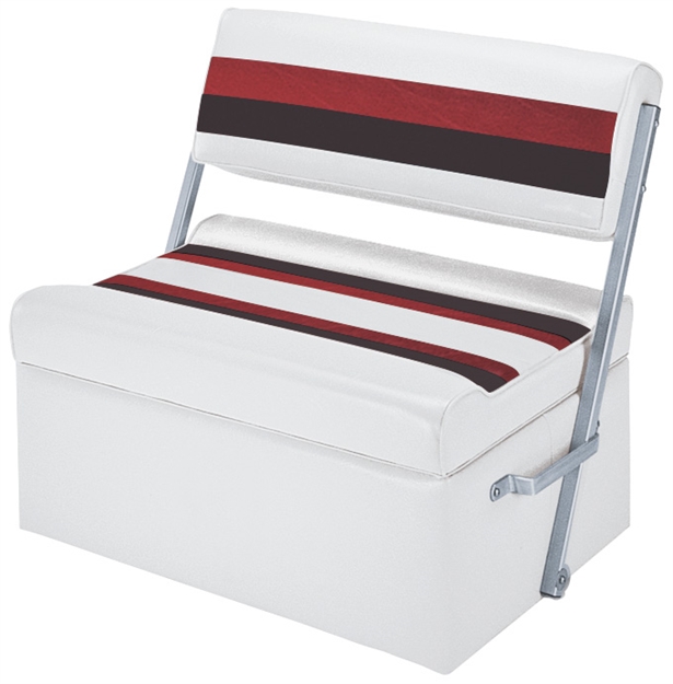 Picture of Wise Foods Seat Flip Flp Wht/Chr/Red