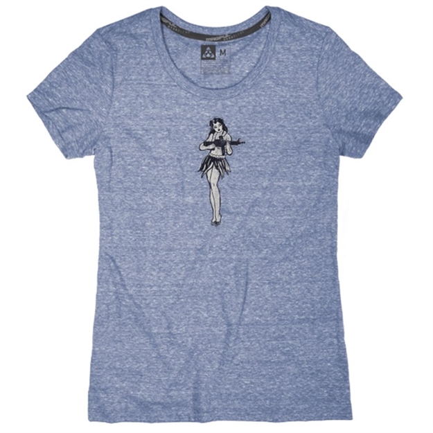 Picture of Wmns Megablend Hula Girl T XL Ath Hthr