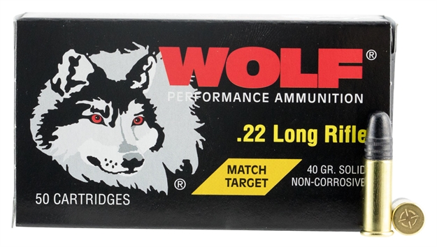 Picture of Wolf 22Mtb Match 22Lr Round Nose 40 GR Bulk 5000 Rds