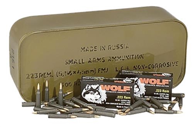 Picture of Wolf Mc22355hp Hollow Point 223 Remington Nato 55 GR HP 500 Bx/ 1 CS