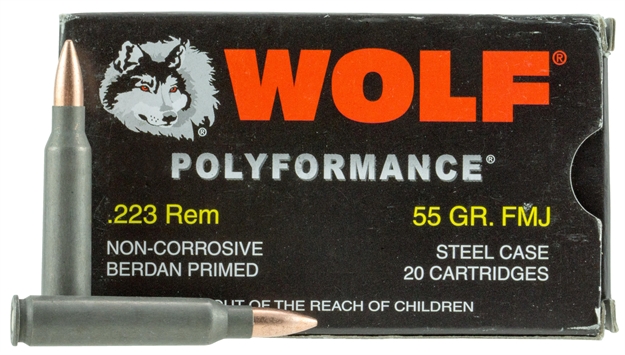 Picture of Wolf Performance Ammo 223 55Gr Fmj 20Bx