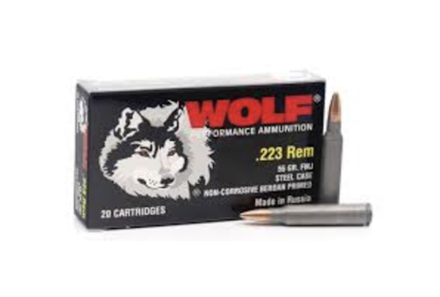 Picture of Wolf Performance Ammo 223 55Gr Fmj Steel Case 20Bx
