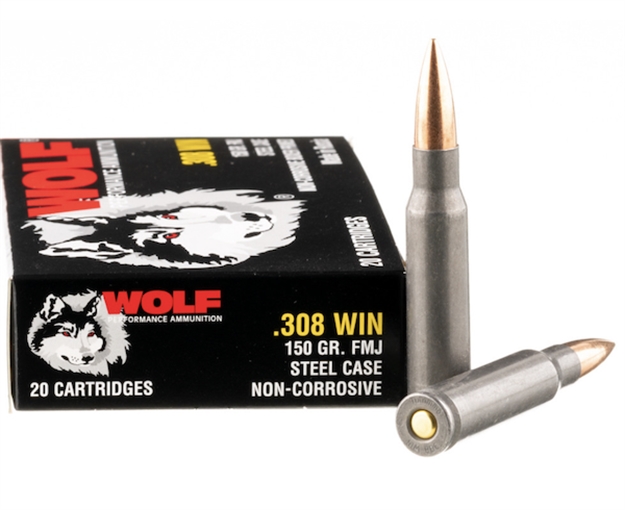 Picture of Wolf Performance Ammo 308Win 150Gr Fmj Steel Case