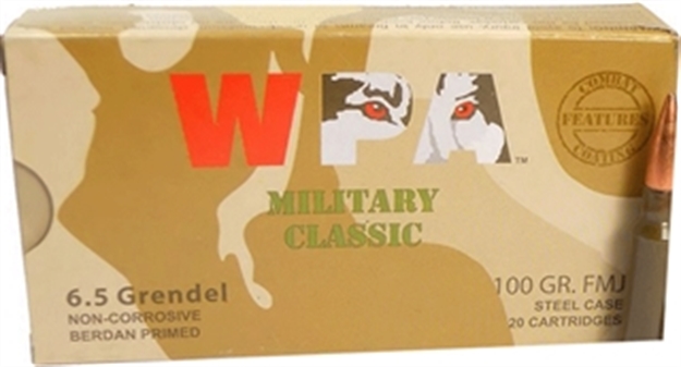Picture of Wolf Performance Ammo 6.5 Grendel 100Gr Fmj 20/Bx MC65GRENFMJ
