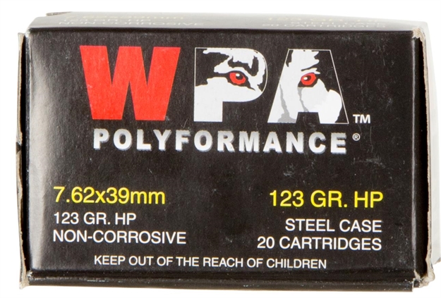 Picture of Wolf Performance Ammo 7.62X39 122Gr HP 20Bx
