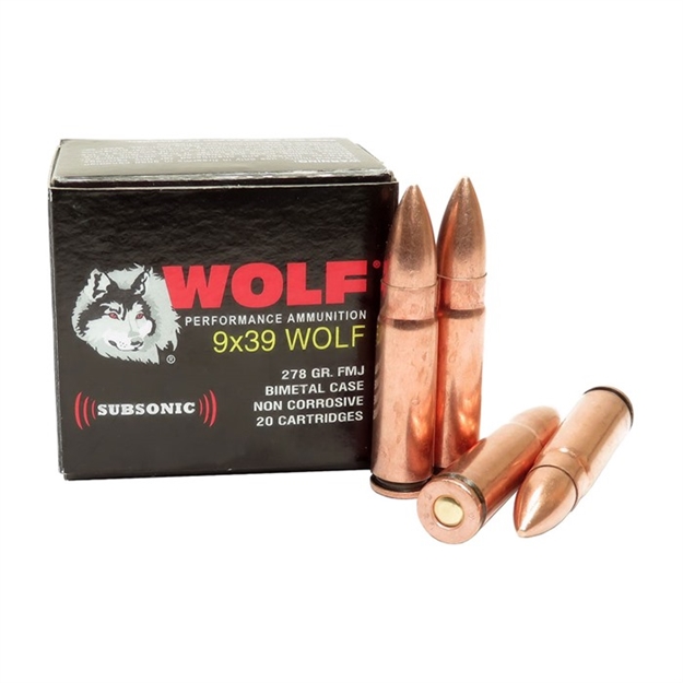 Picture of Wolf Performance Ammo 9X39 278Gr Fmj 20Rd