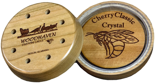Picture of  Woodhaven Wh055 Cherry Classic  Friction Call Attracts Turkeys Natural Crystal/Wood