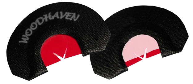 Picture of  Woodhaven Wh302 Red Ninja Power V Diaphragm Call Triple Reed Turkey Hen Sounds Attracts Turkeys Black 854627003025