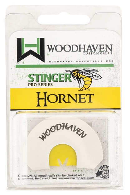 Picture of  Woodhaven Wh007 Hornet  Diaphragm Call Double Reed Attracts Turkey White 854627000079