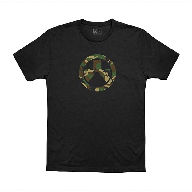 Picture of Magpul Mag1225-001-S Icon Logo Cvc  Black Cotton/Polyester Short Sleeve Small MAG1172-001-S