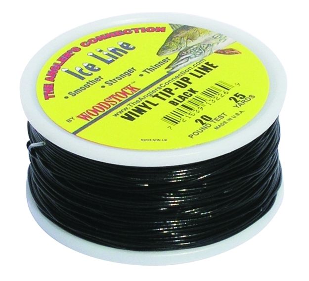 Picture of Woodstock Tip-Up Line Black 20# 25Yd Vinyl Coated