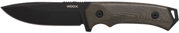 Picture of Woox Knife Rock 62 Fixed Blade 4.25" Black Micarta Plain Hnd! BUKNF00105