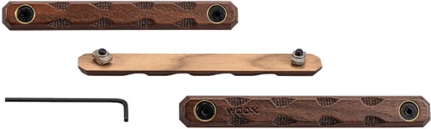 Picture of Woox Rail Covers M-Lok/Keymod American Walnut 3Pc Set 4.88" SHMLK001SET