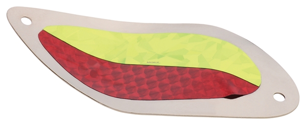 Picture of Wordens Fast Limit Kokanee Dodger, 5", SZ 000, Red & Ice Chartreuse