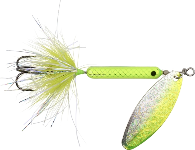 Picture of Wordens Joe Thomas Pro Series Rooster Tail In-Line Spinner, 1/2Oz, Flash Chart