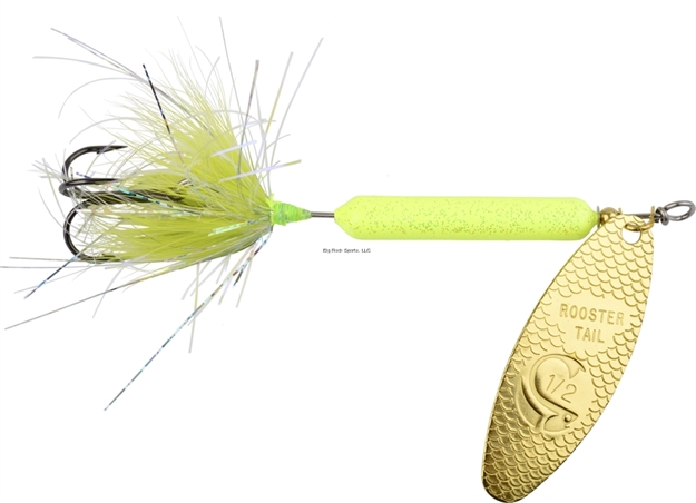Picture of Wordens Joe Thomas Pro Series Rooster Tail In-Line Spinner, 3/4Oz, Glitter Chart