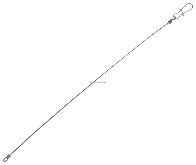 Picture of Wordens Rigging Wire, 10", H.D. .051 Stainless Steel Wire W/Sz 4 Stainless Snap, 2/Pack