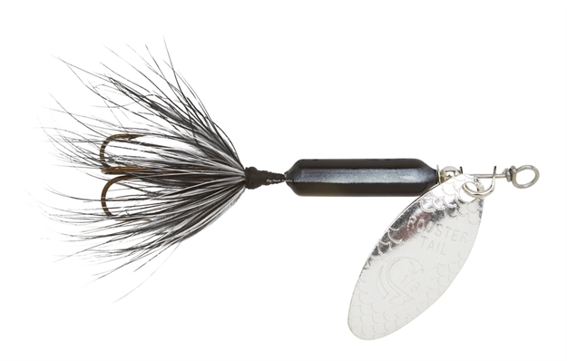 Picture of Wordens Rooster Tail In-Line Spinner, 1 3/4", 1/24 Oz, Treble Hook, Skunk