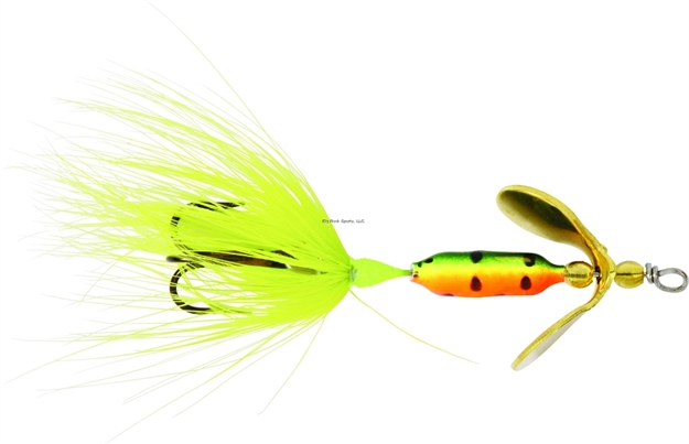 Picture of Wordens Rooster Tail In-Line Spinner, 1/32 Oz, Treble Hook, Firetiger