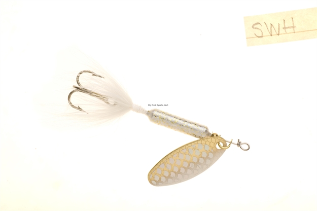 Picture of Wordens Rooster Tail In-Line Spinner, 2", 1/16 Oz, Treble Hook, Strobe White