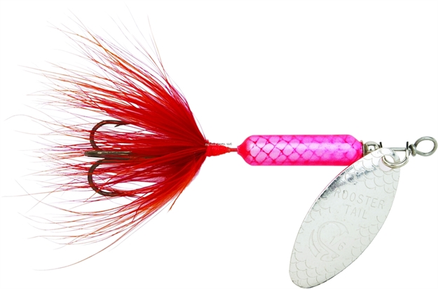 Picture of Wordens Rooster Tail In-Line Spinner, 2 1/2", 1/6 Oz, Treble Hook, Flame