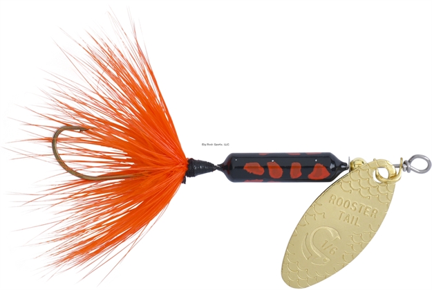 Picture of Wordens Rooster Tail In-Line Spinner, 2 1/4", 1/8 Oz, Single Hook, Rusty Coachdog
