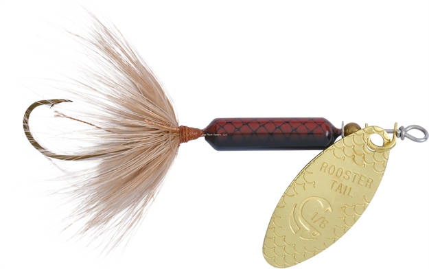 Picture of Wordens Rooster Tail In-Line Spinner, 2 1/4", 1/8 Oz, Single Hook, Salmon Fly