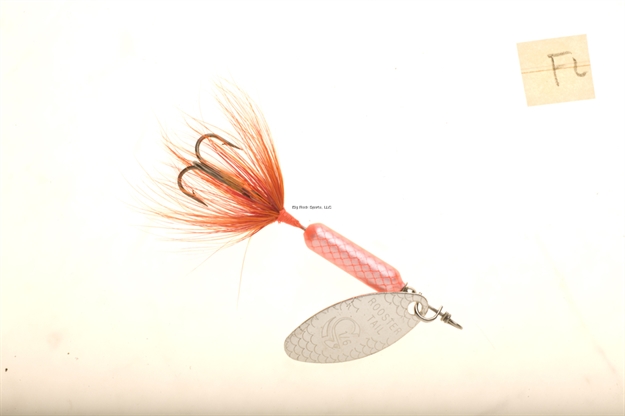 Picture of Wordens Rooster Tail In-Line Spinner, 2 1/4", 1/8 Oz, Treble Hook, Flame