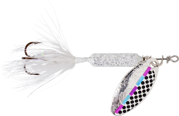 Picture of Wordens Rooster Tail In-Line Spinner, 2 1/4", 1/8 Oz, Treble Hook, UV Tinsel Shad