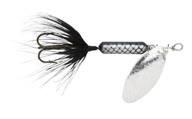 Picture of Wordens Rooster Tail In-Line Spinner, 2 3/4", 1/4Oz, Treble Hook, Black 212