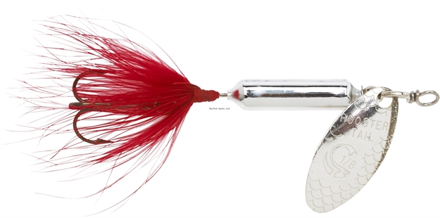 Picture of Wordens Rooster Tail In-Line Spinner,1/4Oz Silver Treble Hook