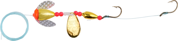 Picture of Wordens Rufus Special Walleye Rig, #8 Spin-N-Glo/#14 Winner Metallic Gold W/Mylar Wings