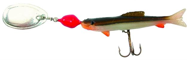 Picture of Wordens Spin-E-Miny In-Line Spinner, 2 3/4", 1/8 Oz, Red