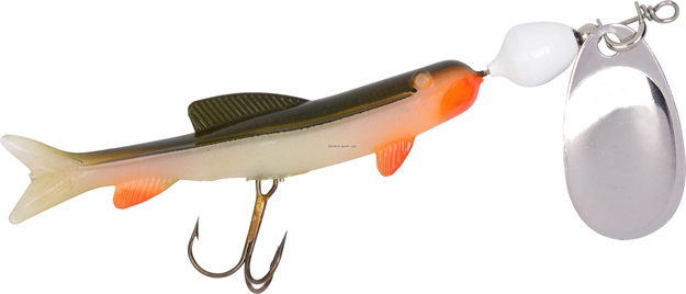 Picture of Wordens Spin-E-Miny In-Line Spinner, 2 3/4", 1/8 Oz, White