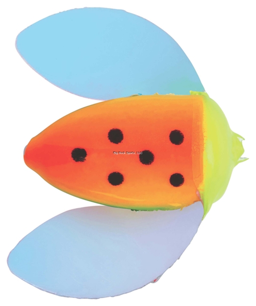 Picture of Wordens Spin-N-Glo Pearl Winged Drift Bobber, #0, Firetiger