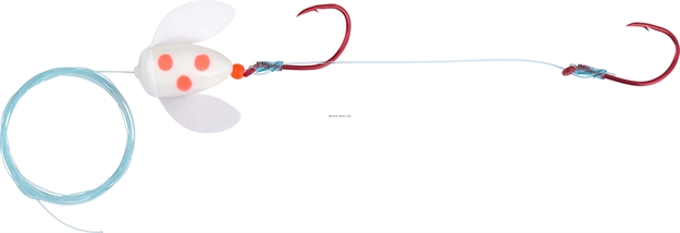 Picture of Wordens Spin-N-Glo Walleye Rig 2Lb HK Luminous Spot