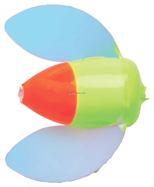 Picture of Wordens Spin-N-Glo Pearl Winged Drift Bobber, #12, Flame/Chart
