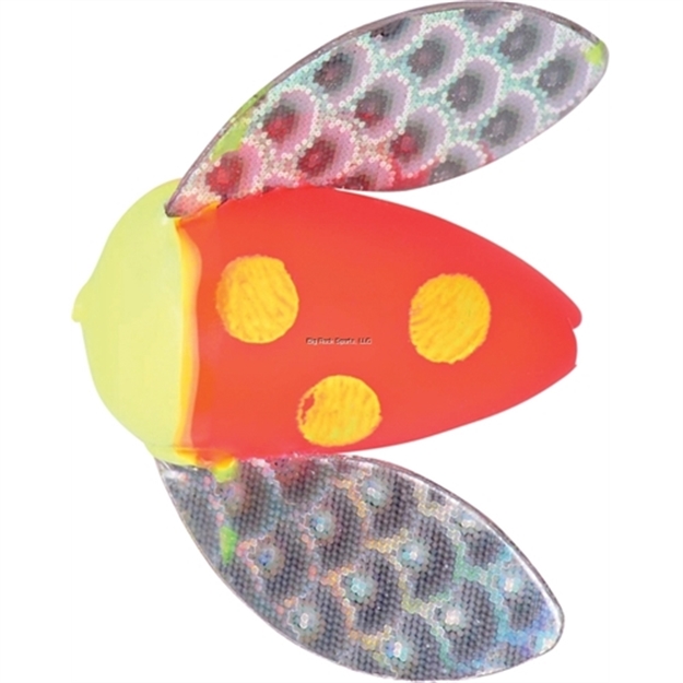 Picture of Wordens Spin-N-Glo Winged Drift Bobber #2 Reverse Clown W/ Mylar Wing 12Pk