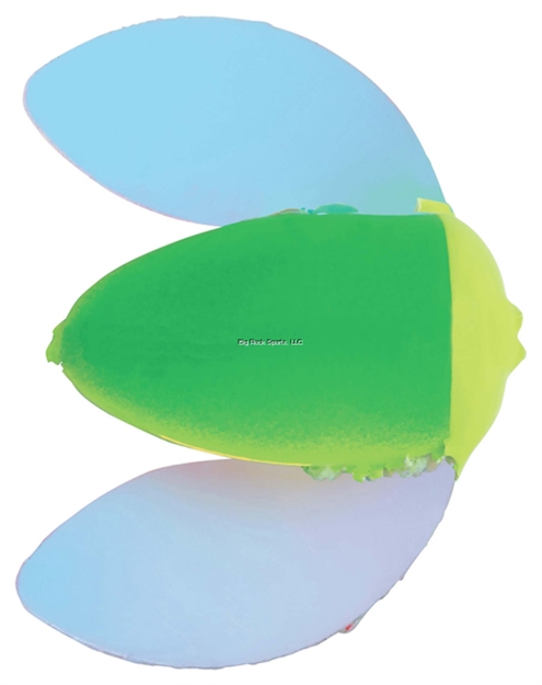 Picture of Wordens Spin-N-Glo Pearl Winged Drift Bobber, #4, Lime Chart