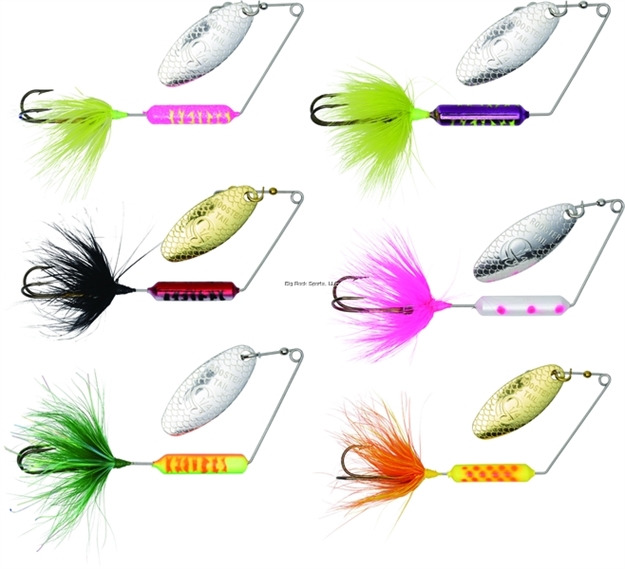 Picture of Wordens Super Rooster Tail In-Line Spinnerbait, 1/4 Oz,72 Per Display, Big Rock Exclusive