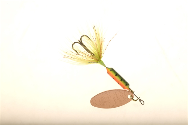 Picture of Wordens Wordens 208-Cgfrt Rooster Tail 1/8Oz Glit Firetiger Body Cop Bld