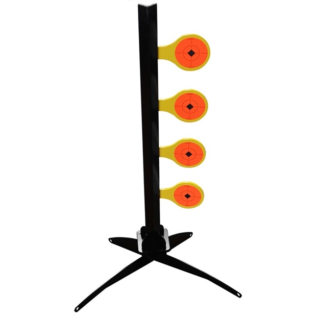 Picture of  Birchwood Casey 47421 World OF Targets Dueling Tree 3.50" Rimfire Pistol/Rifle Orange/Yellow Steel Circle W/Crosshair & Diamond