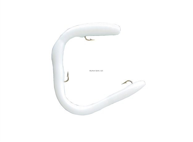Picture of Worm Factory Standard Regular Rigged Worm, 6 1/4", White, Floating