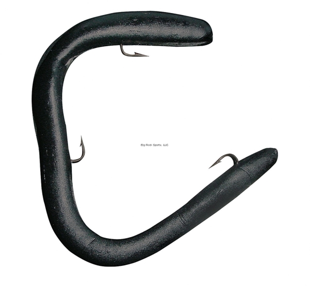 Picture of Worm Factory Standard Weedless Rigged Worm, 6 1/4", Black, Floating