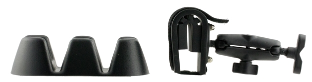 Picture of  Rugged Gear 15502 Swing Arm Holder  Black Metal