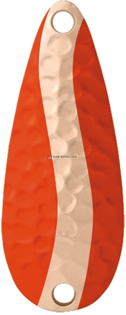 Picture of Worth Chippewa Spoon, 1/2 Oz, Fluorescent Orange/Hammered Copper 38774