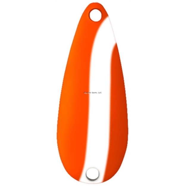 Picture of Worth Chippewa Spoon, 5/16 Oz, Fluorescent Orange/White Stripe
