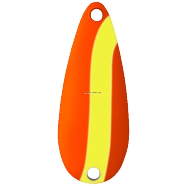 Picture of Worth Chippewa Spoon, 5/16 Oz, Fluorescent Orange/Yellow Stripe