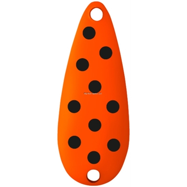 Picture of Worth Chippewa Spoon, 5/8 Oz, Fluorescent Orange/Black Spots